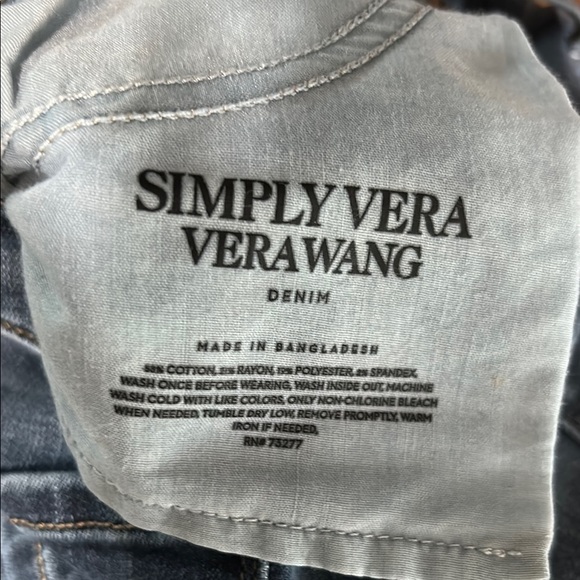 Stylish Simply Vera Women's Boot cut Leg Jeans - Picture 8 of 8